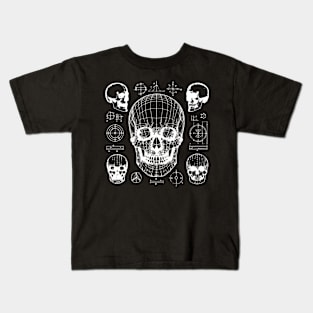 futuristic skull Kids T-Shirt